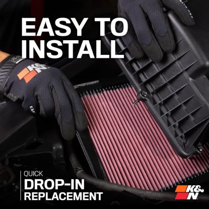 K&N FILTER REPLACEMENT AIR FILTER - 335083