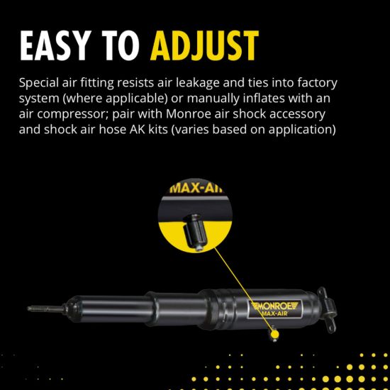 MONROE SHOCK MAX-AIR ADJ. SHCK      PR - MA704