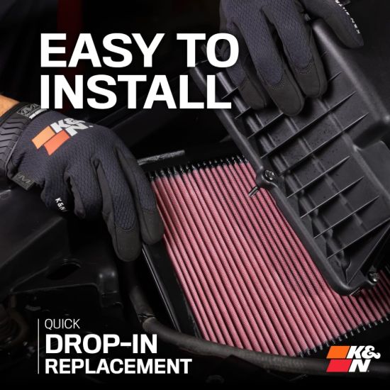 K&N FILTER REPLACEMENT AIR FILTER - 335138