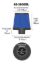 K&N FILTER 3/8'-1/2'ID FLG X 2'OD B - 621600BL