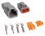 MSD CO. CONCTR DEUTSCH 2-PIN 12GA - 8184