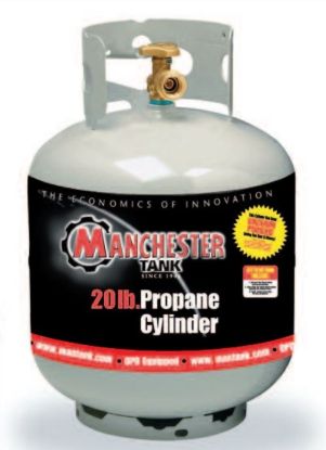 MANCHESTER 20# DOT/TC VERTICAL LP TANK GREY - 10504