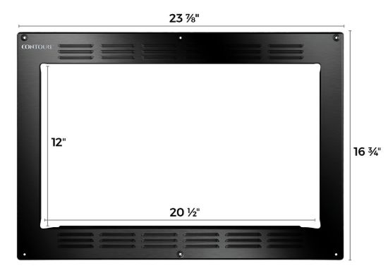 NAT.QUALITY TRIM KIT FOR MODEL RV-185BCON BLK - RVTRIM8B