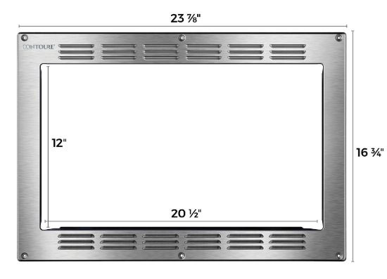 NAT.QUALITY TRIM KIT FOR MODEL RV-190S-CON  SS - RVTRIM8S