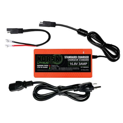 NORSK INC 16.8V-3A NMC- CHARGER W/SAE CABLES - C16003