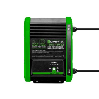 NORSK INC 1 BANK 12/16V-10A LIFEPO4 BATT CHGR - NCAC11001