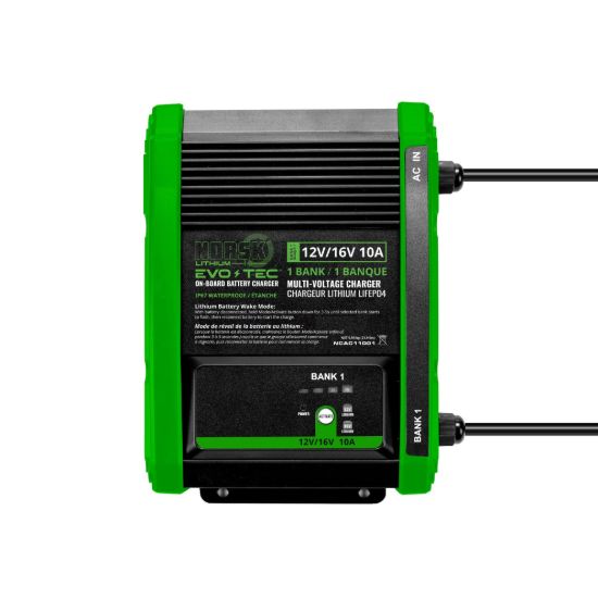 NORSK INC 1 BANK 12/16V-10A LIFEPO4 BATT CHGR - NCAC11001