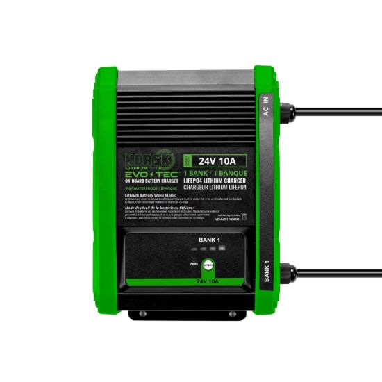 NORSK INC 1 BANK 24V-10A LIFEPO4 BATT CHGR - NCAC11006