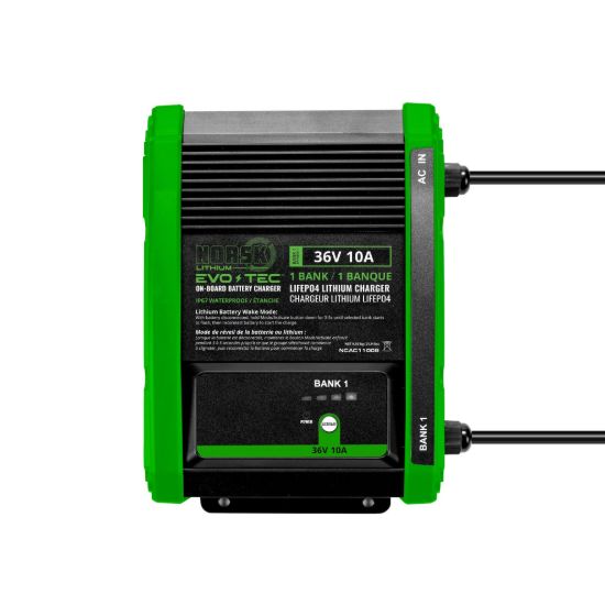 NORSK INC 1BANK 36V-10A LIFEPO4 CHGR - NCAC11008
