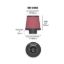 K&N FILTER AIR FILTER SEE APPL.GUIDE - RU4950