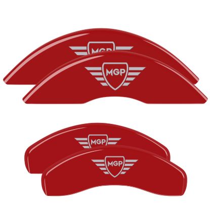 MGP CALIPER SET OF 4 CALIPER COVERS  ENGRAVED F - 13088SMGPR