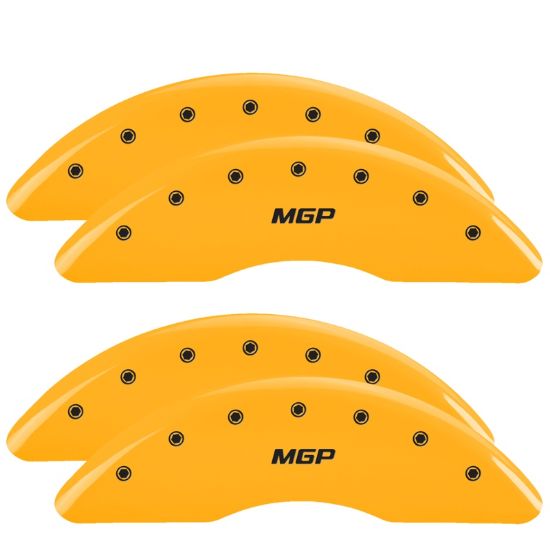 MGP CALIPER SET OF 4 CALIPER COVERS  ENGRAVED F - 14258SMGPY