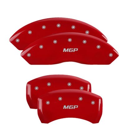 MGP CALIPER SET OF 4 CALIPER COVERS  ENGRAVED F - 21197SMGPR