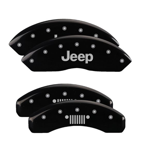 MGP CALIPER BLACK JPL CALIPER COVERS (4) - 42019SJPLB