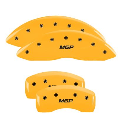 MGP CALIPER SET OF 4 CALIPER COVERS  ENGRAVED F - 42021SMGPY