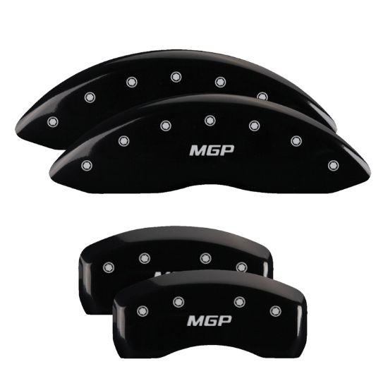 MGP CALIPER SET OF 4 CALIPER COVERS  ENGRAVED F - 54012SMGPB