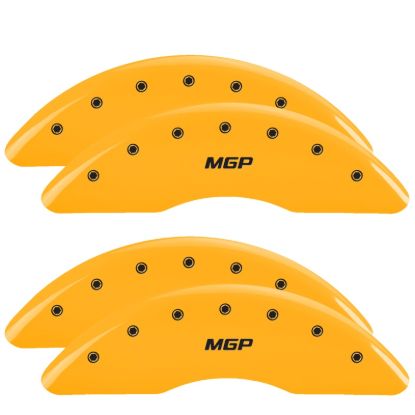 MGP CALIPER SET OF 4 CALIPER COVERS  ENGRAVED F - 55007SMGPY
