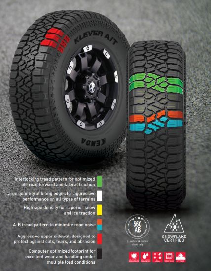 KENDA KR628 KLEVER A/T2 121/118 S RBL LT2 - 628008