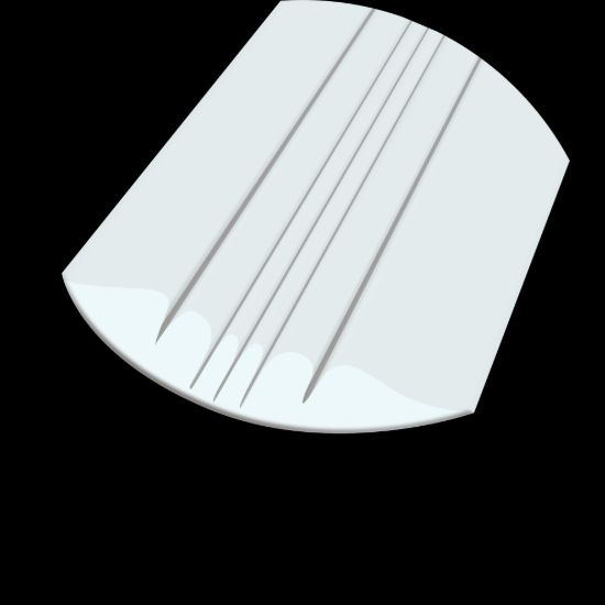 KEELGUARD KEELGUARD BOW PROTECTOR  WHITE  12' - 20112