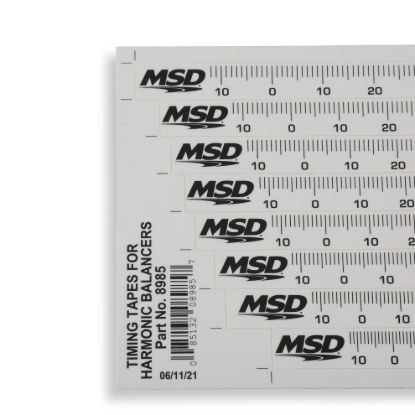 MSD CO. TIMING TAPES F/HARM BALNC - 8985