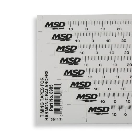 MSD CO. TIMING TAPES F/HARM BALNC - 8985