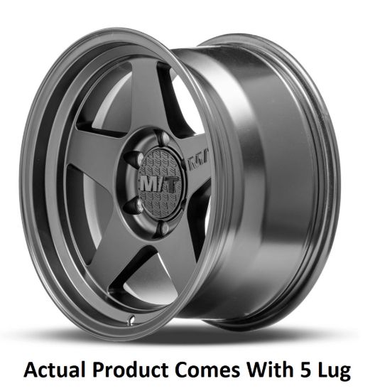 M.T. WHEEL 17X9 5X5 4.53 MT OPEN 5 BLACK - 274270