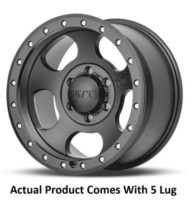 M.T. WHEEL 17X9 5X5.5 4.53 MT CANYON PRO BLACK - 274523