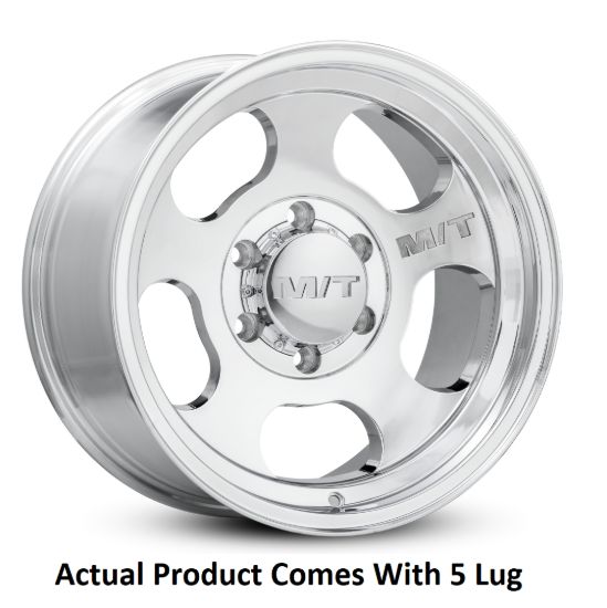 M.T. WHEEL 15X12 5X4.5 3.63 MT CANYON POLISHED - 274622