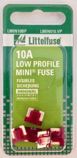 LITTELFUSE LOW PRO MINI BLADE 10A - LMIN10