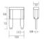 LITTELFUSE MINI FUSE 5 CDS/PACK  25A - MIN25BP