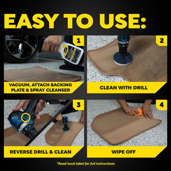 MEGUIARS WAX QUIK SOLUTIONS CARPET & CLOTH KIT - G55268