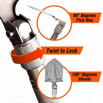 MILEMARKER MULTI-FUNCTIONAL TOOL (AXE/SHOVEL) - 32004
