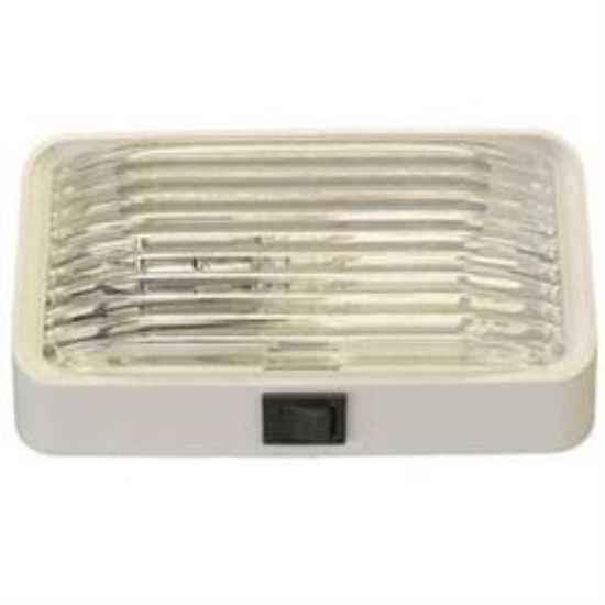 LASALLE BRIS RECTANGLE PORCH/WHITE W/AMBER/CLR L - GSAM4018
