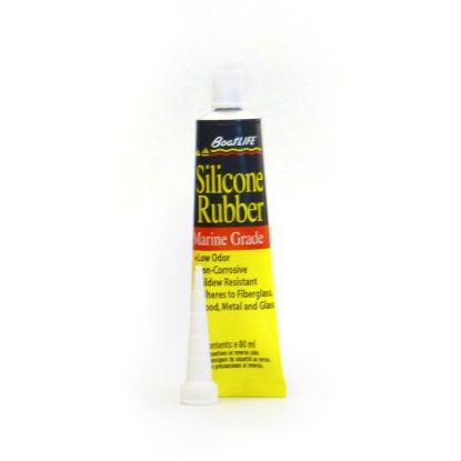 LIFE INDUST. SILICONE 2.8 FL. OZ. TUBE CLEAR - 1140