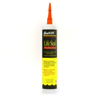 LIFE INDUST. LIFE SEAL 10.6 FL. OZ. CART. WHITE - 1170