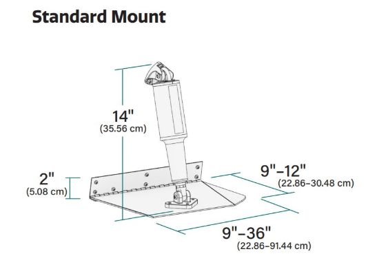 LENCO TRIM TAB KIT12'X 12'12VSTD MOUNT - 15007101