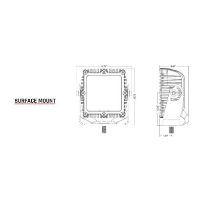 RIGID IND WHT Q-SERIES PRO SPOT - 245213