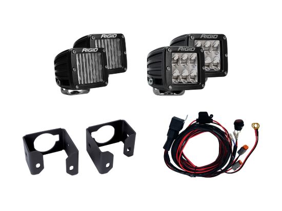 RIGID IND 17-18 S-D DUAL FOG LIGHT KIT - 41616