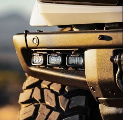 RIGID IND 2021+ BRONCO MOD BUMPER FOG MOUNTS - 46730