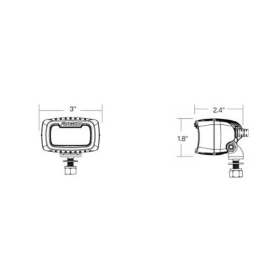 RIGID IND SR-M SERIES AMBER PRO SPOT SURFACE - 902214