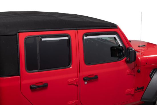 PUTCO ELEMENT CHROME WINDOW VISOR TAPE ON - 480220