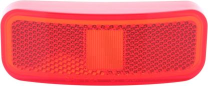 OPTRONICS RED LENS FOR RECT CLNCE LIGHT - A44RBP