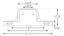 OPTRONICS LICENSE BRACKET;BLACK STEEL - LP20SB