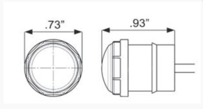 OPTRONICS LED NONDIRCTNL; UNILT; GRMT; RED - MCL10RKB