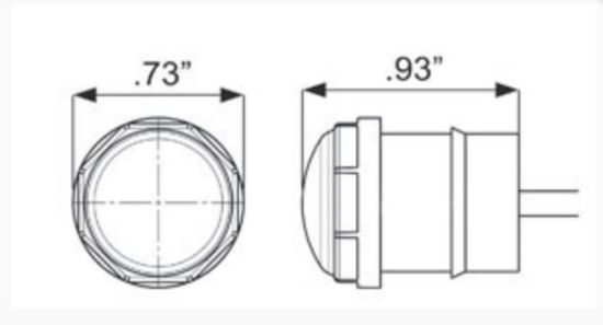 OPTRONICS LED NONDIRCTNL; UNILT; GRMT; RED - MCL10RKB