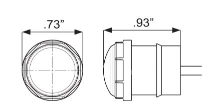 OPTRONICS LED NONDIRCTNLGLO;UNILT;GRMT;RED;PO - MCL110RKBP