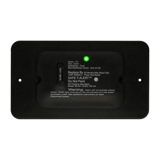 MTI INDUSTRY UNIVERSAL RV LP ALARM - BLACK - 80441BLTR