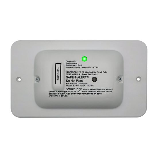 MTI INDUSTRY UNIVERSAL RV LP ALARM - WHITE - 80441WTTR