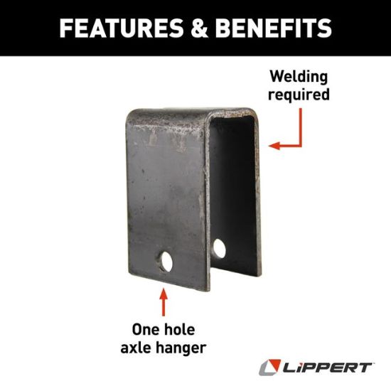 LIPPERT COMP 4.25' AXLE HANGER - 106185