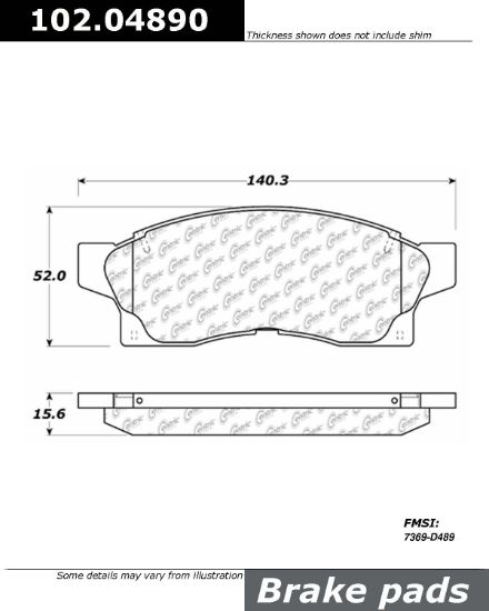 STOP TECH CTEK METALLIC BRAKE PADS - 10204890